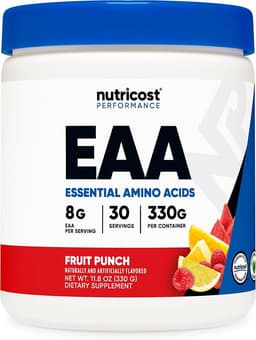 Nutricost EAA Powder 30 Servings (Fruit Punch)
